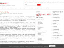 Tablet Screenshot of dictionar-pictori.materiale-pictura.com